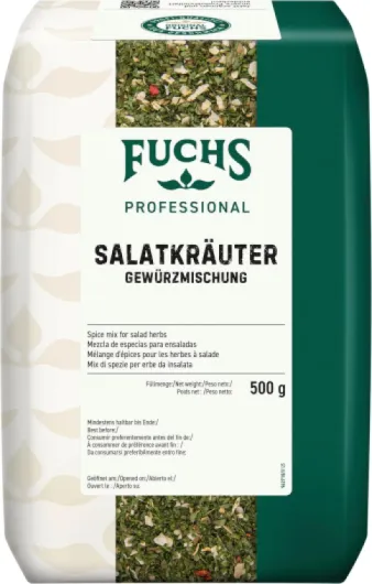 Fuchs Professional - Mélange d'épices pour les herbes à salade - Pour préparer des vinaigrettes - Qualité professionnelle pour les gros consommateurs - 0,5 kg dans un sac
