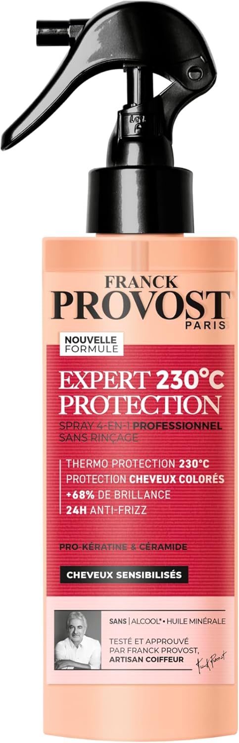 F - Provost Soin 4-en-1 sans Rinçage Professionnel Expert Protection 230°C 190 ml SPRAY 230°C