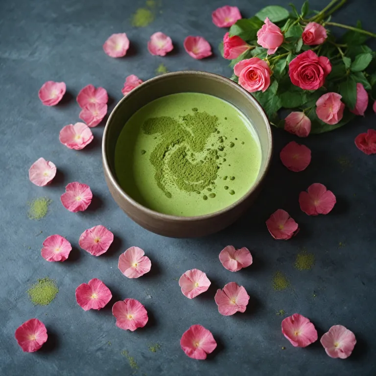 Les secrets du matcha à la rose : une infusion délicate et parfumée