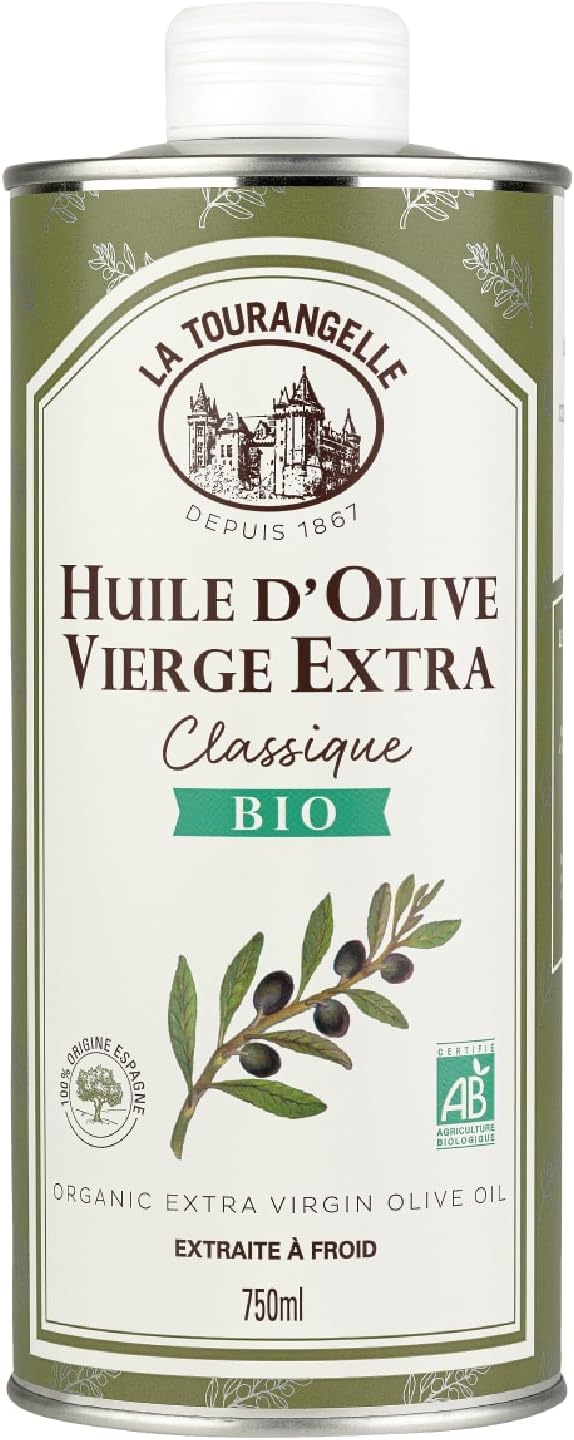Huile d'olive vierge extra Bio - Extraite à froid - Huile de grande qualité - 750ml Classique 750ml