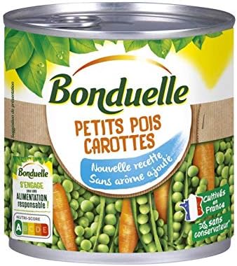 BONDUELLE - Petits Pois & Carottes 265G - Lot De 4