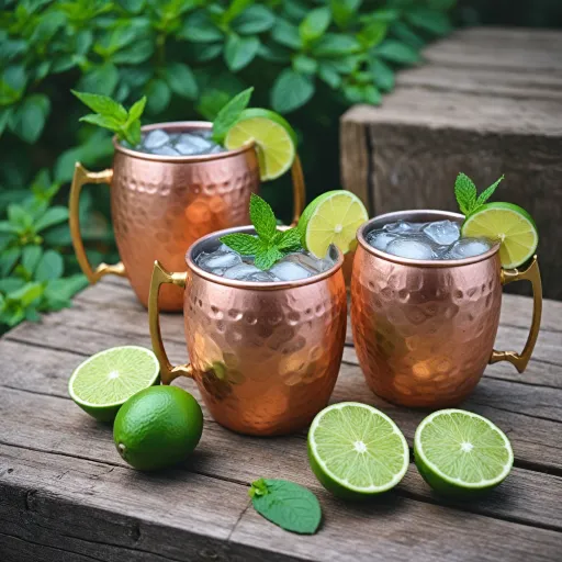 Un cocktail moscow mule sans alcool : une alternative rafraîchissante
