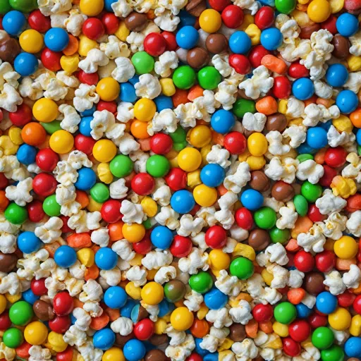 L'irrésistible alliance du pop-corn et des M&M's