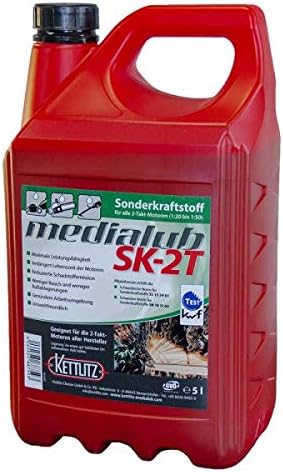 Mélange 2T Prêt à l'Emploi pour Débroussailleuse, Tronçonneuse et Moteur Thermiques 2 Temps, certifié KWF