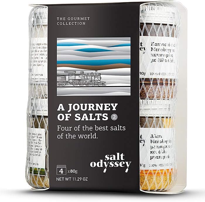 Salt Odyssey Combo Sels du Monde, 4 x 80 g