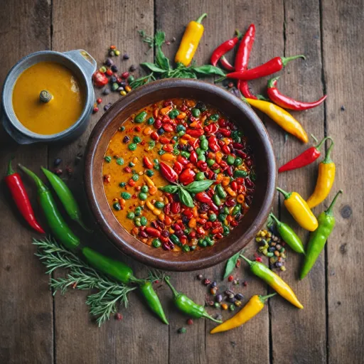 Les secrets des piments et condiments épicés