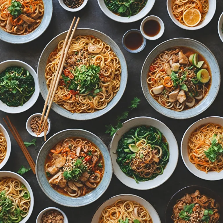 Les secrets des nouilles asiatiques : un voyage culinaire fascinant