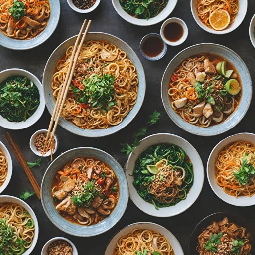 Les secrets des nouilles asiatiques : un voyage culinaire fascinant