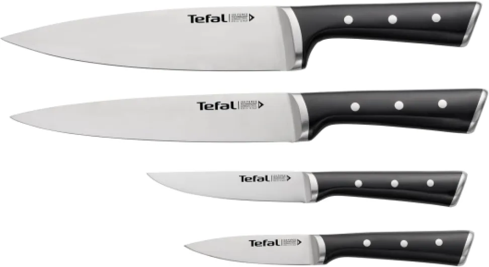 Ice Force Set de 4 couteaux de cuisine, Lame acier inoxydable allemand, Garantie 10 ans, Coupe et tranchant haute performance K2324S74 Unique