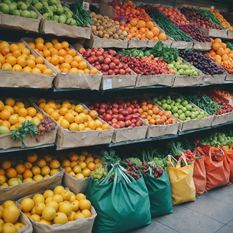 L'essor des sacs en toile et filets réutilisables dans l'industrie alimentaire