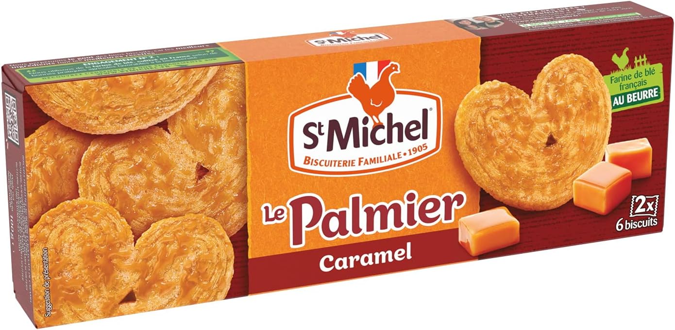 Biscuiterie le Palmier au Caramel, 100g 22.8 cm x 3.2 cm x 7.6 cm