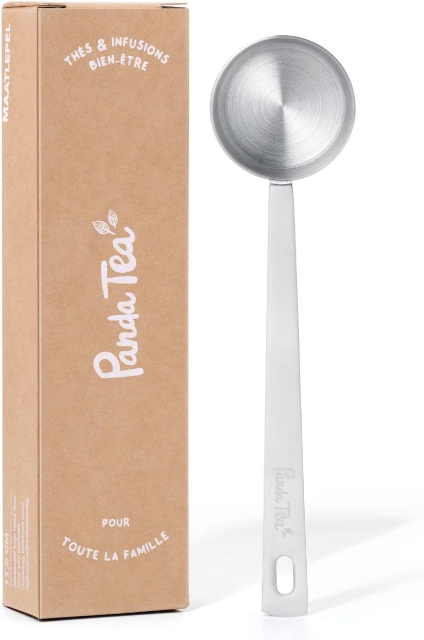 Cuillère Doseuse pour le vrac en Inox - Petite Cuillère à Thé 15ML - Accessoires Thé en Vrac - Acier Inoxydable 18/10 Haute Qualité - Idéal pour le Thé et la Cuisine