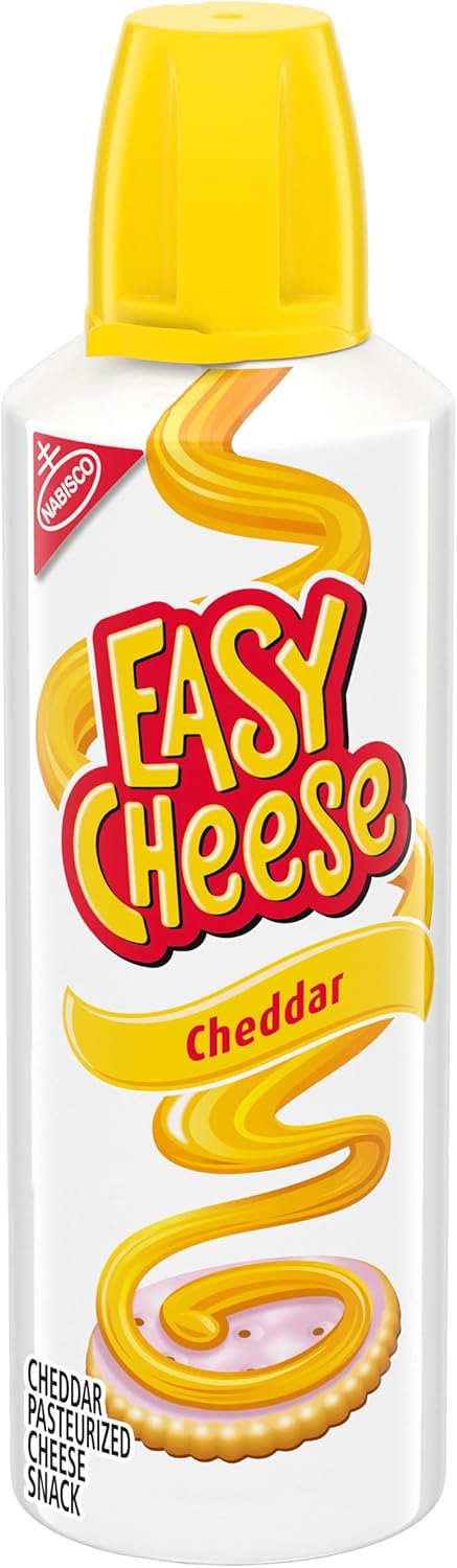 Easy Cheese Cheese Snack Sauce - Cheddar - 8.00 Ounces