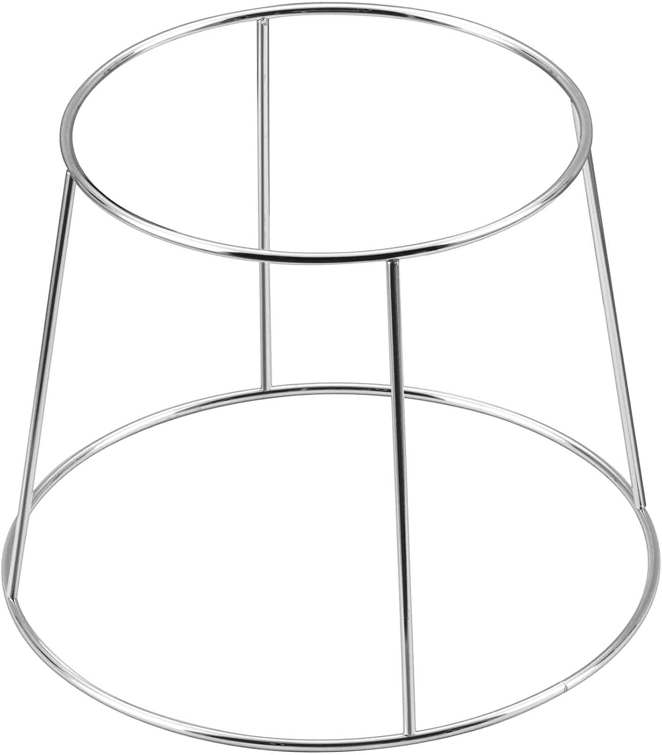 Support universel pour Plateau à Fruits de Mer en Vrac - Accessoire Art de la Table pour Service à Fruits de Mer - Acier Inoxydable - Hauteur 19 cm, Diamètre 18 cm Diamètre : 18 cm