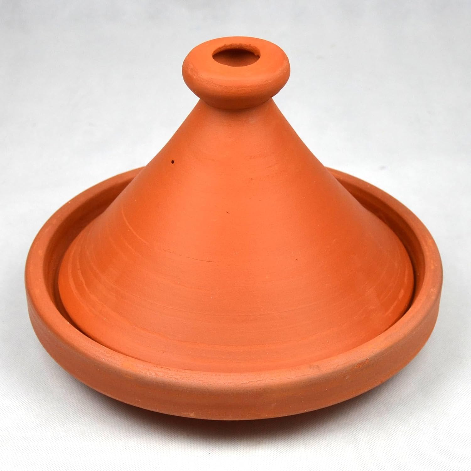 Tajine marocain, faitout Ø 35 cm, cocotte non émaillée, pour la cuisson, pour 6 à 8 personnes, marmite en terre cuite d'origine du Maroc