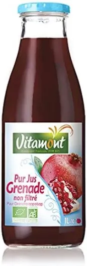 Vitamont - Pur Jus De Grenade Non Filtré 1L - Unité