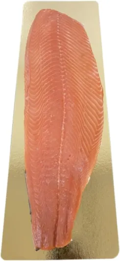 LE FUMAGE DES VOLCANS, Filet De Saumon d'Ecosse non tranché fumé au bois de hêtre avec peau - 1,5 Kg