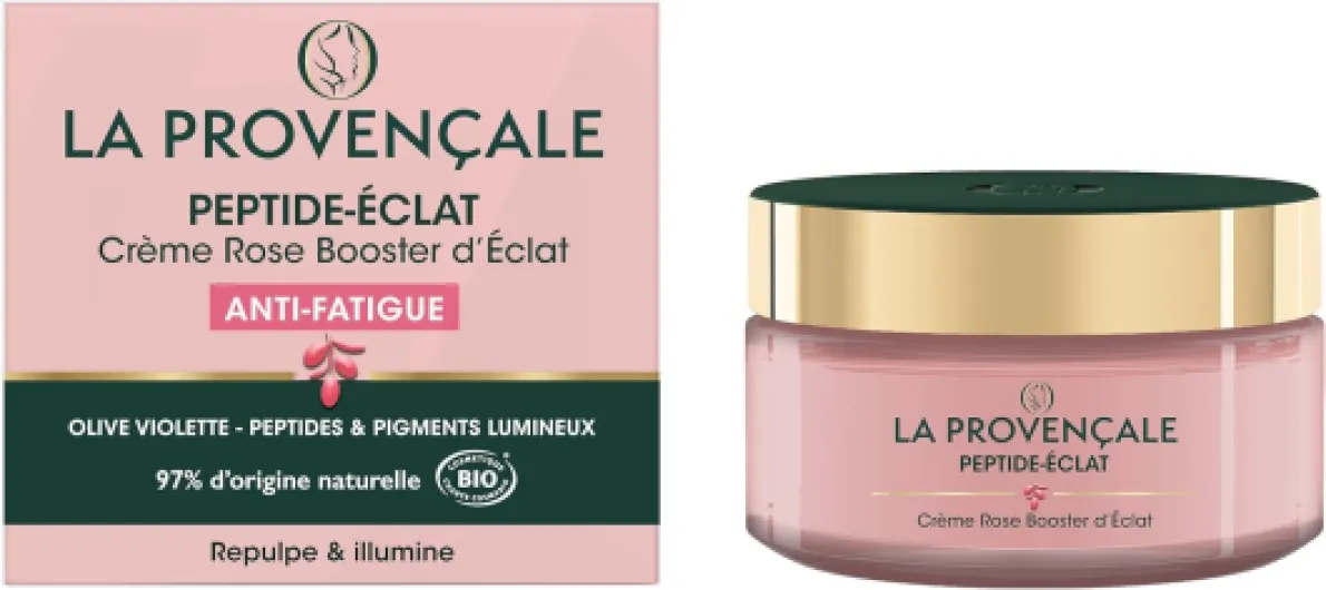 Bio - Crème Rose de Jouvence Anti-Âge Éclat Certifié Bio - Huile d’Olive Bio AOP Provence - Pour Tous Types de Peau Même les Plus Sensibles - 50 ml 50 ml Crème