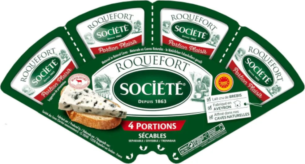 Roquefort Société 1863 AOP - 4 x 25 g