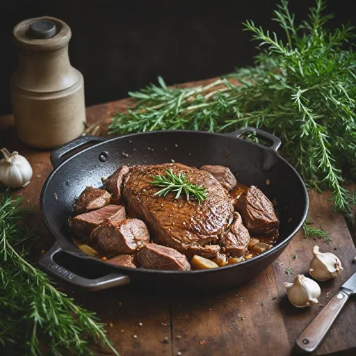 Comment réussir la cuisson d’une tranche de gigot à la poêle