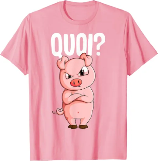 Cochon Enfant Femme T-Shirt