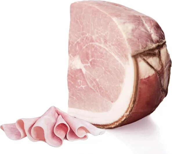 Prosciutto Cotto Sant'Angelo Salumi Pasini® - Tranche 2,1 Kg - Jambon cuit à la vapeur et lié à la main - Viande de porc 100% italienne 2.3 kg (Lot de 1)