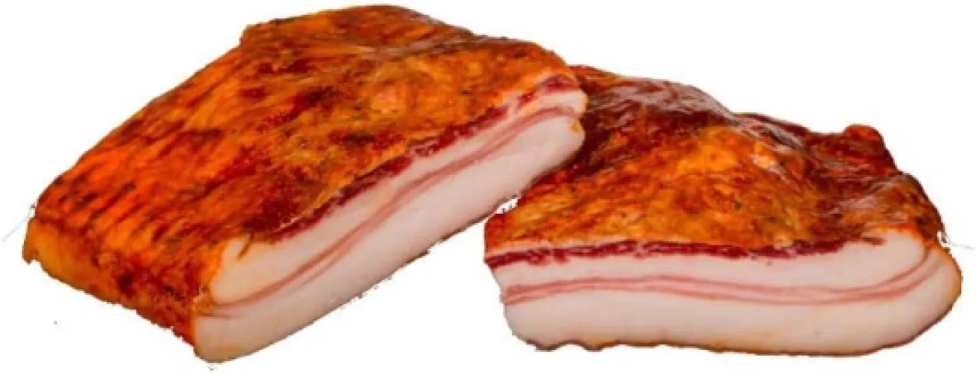 Poitrine de porc ibérique séchée et marinée naturellement 2,5 kg - environ.