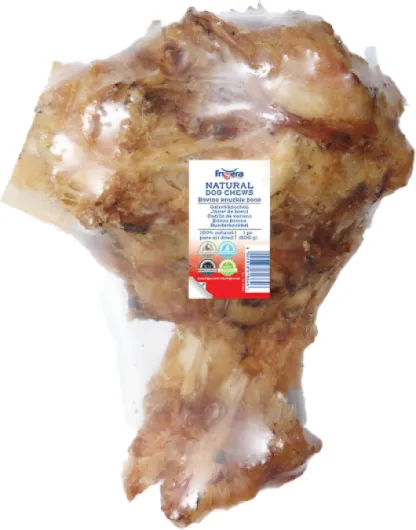 Frigera Jarret de Boeuf XL 1pc 500g – Friandise Naturelle pour Chien, sans Gluten et sans céréales, Plaisir de Mastication Longue durée, Soin des articulations