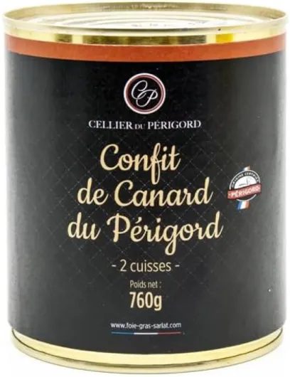 Confit de canard du Périgord 2 cuisses 760g