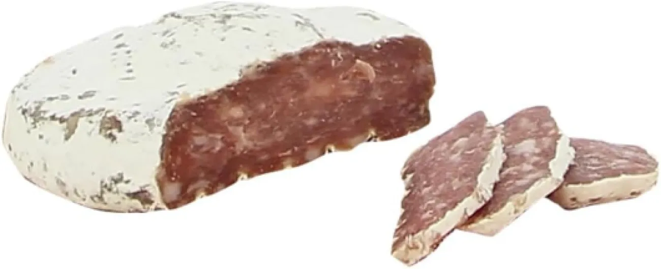 Produits-Normandie Saucisson sec sans peau au Camembert de 220g - Fabrication artisanale - Produits Normandie