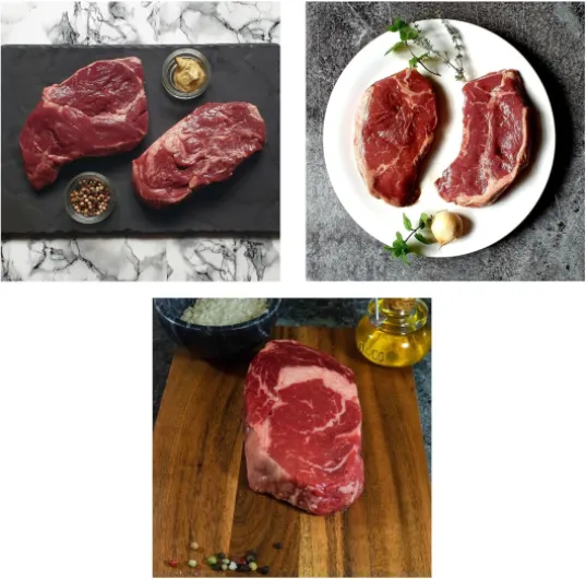 Viandes d'exception I Colis Boeuf Argentine : 4 Noix Entrecôte (4x200g) - 2 Entrecôtes XL (2x300g) - 4 Faux Filet (4x200g) - 2,2kg - Argentine