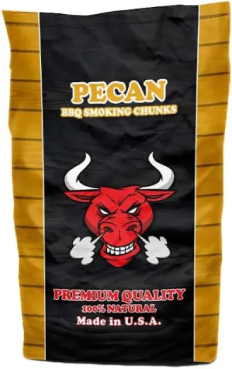TORO - Chunks Pecan pour fumeurs et barbecue, essence de noix américaine, idéal pour le boeuf, le poulet, le poisson et le fromage, la cuisson courte, le fumage décisif mais sucré, 7,07 litres CHUNKS - Cotture Lunghe Pecan