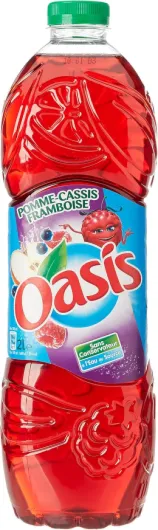 Oasis Boisson aux fruits Pommes Cassis Framboise 2 L