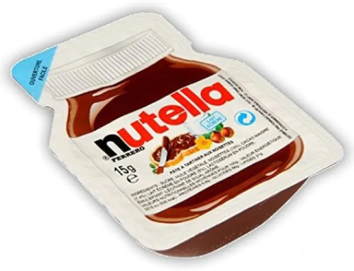 25 barquettes Nutella 15 grammes