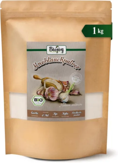 Poudre d'ail BIO (1 kg), ail en poudre, sans additifs (Allium sativum)