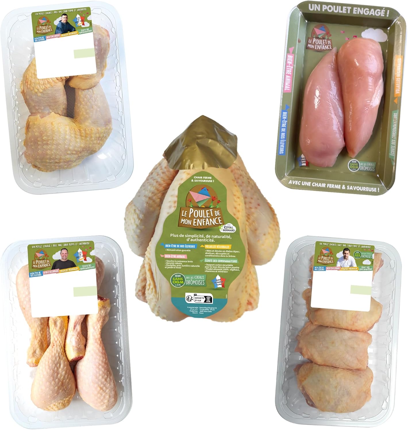 Colis de Viande de volaille Française - Le Poulet de mon Enfance