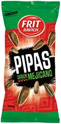 Pipas Graines de Tournesol grillées Mexicana frit Ravich 160grs - lot de 2 unités