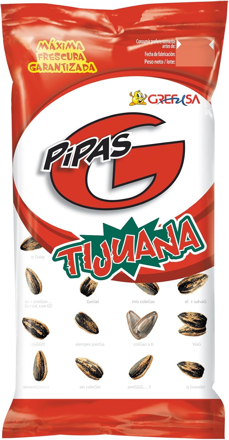 Pipas G Grefusa - Pipes Tijuana, 165 g - [Pack de 11]