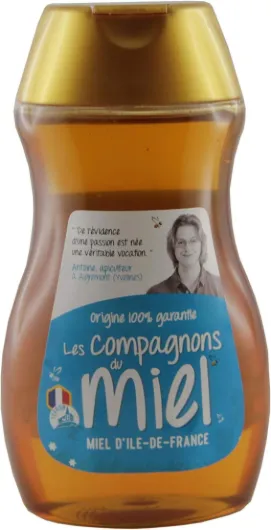 Miel de Fleurs d'Ile-de-France - Squeezer 250g - Liquide 250 ml (Lot de 1)