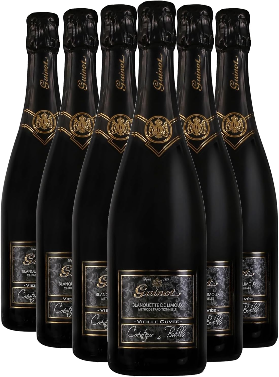 Blanquette de Limoux Vieille Cuvée Demi-Sec - Blanc - Maison Guinot - Vin Blanc du Languedoc - Roussillon (6x75cl) Effervescent