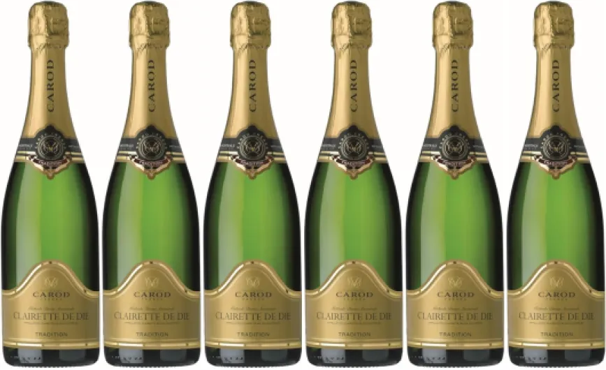CAROD - Clairette de Die Tradition, vin effervescent - Méthode ancestrale Dioise (6 x 0.75 L)