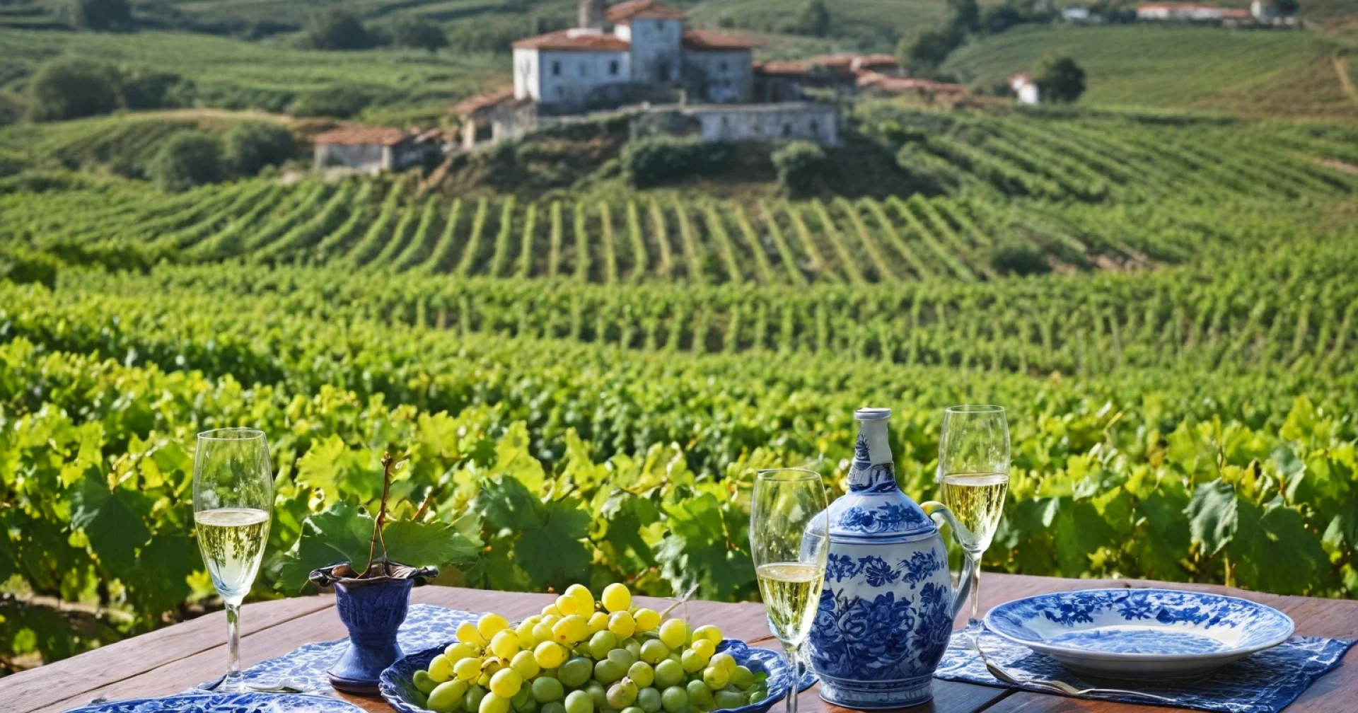 Vin Blanc Ptillant Portugais