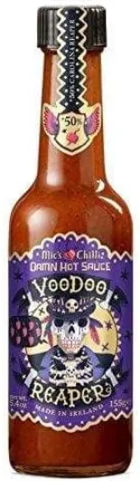 Mic's Chilli - Vodoo Reaper Sauce Épicée (Scoville Échelle: 2,200,000) - 155 grammes