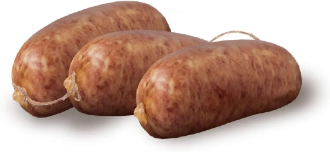 Cotechino frais Salumi Pasini® - 3 pièces 900g - Saucisse parfaite pour accompagner un plat de lentilles - Sans gluten et sans lactose