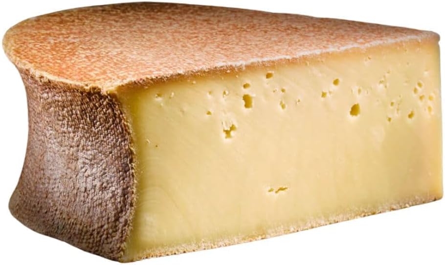 Abondance AOP Fermier - 500gr - Fromage Traditionnel Savoyard au lait cru - Pâte préssée cuite affinée 8 mois - Goût Fruité et Noisetté - Texture souple - Idéal fondue, raclette, gratins, plateau.