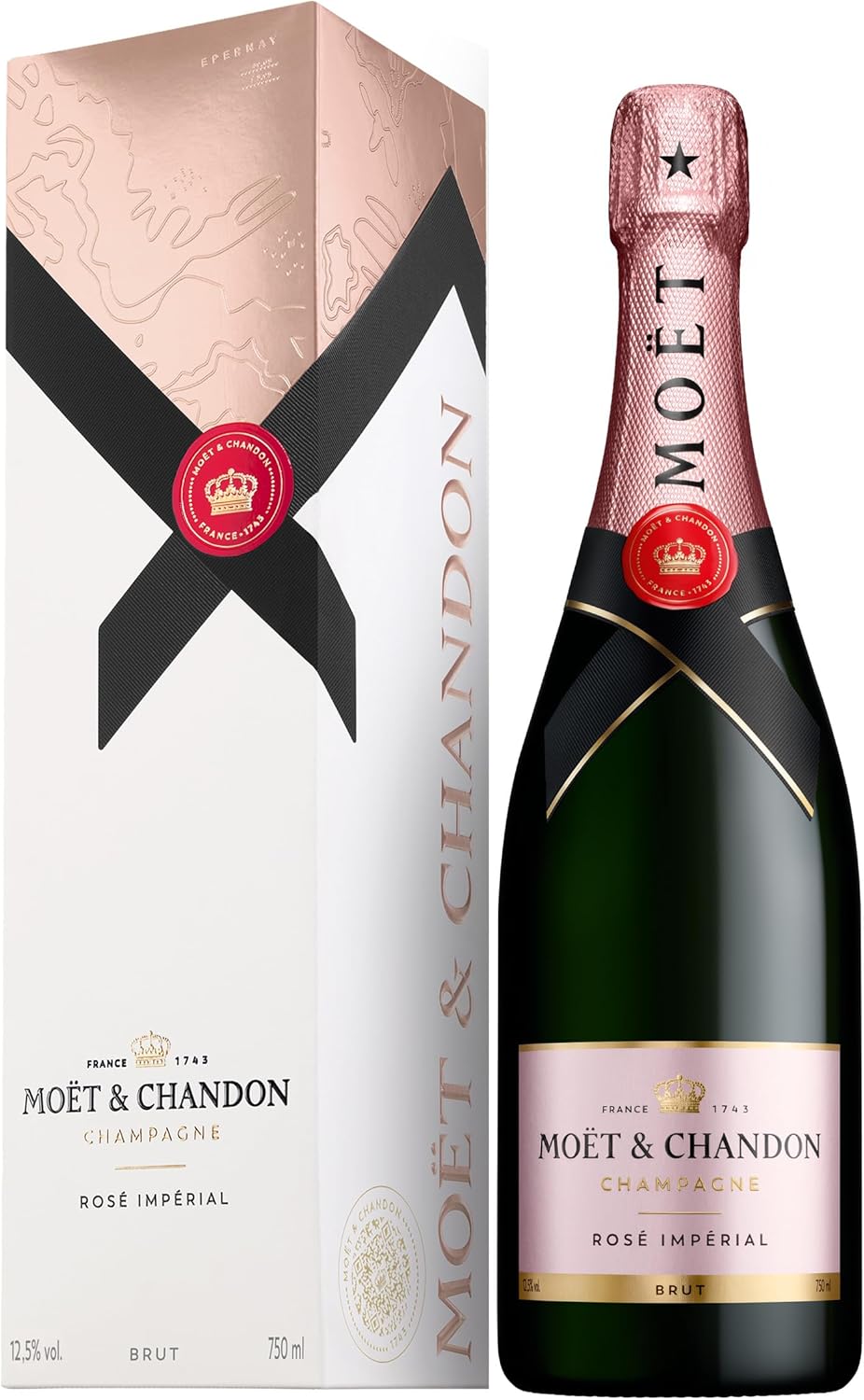 Moët & Chandon Rosé Impérial Champagne 12,50% 75cl sous étui Rosé 75cL