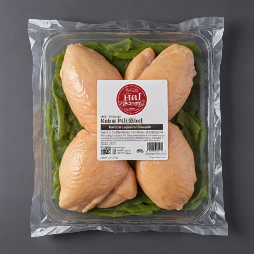 Quel est le prix du blanc de poulet halal en conditionnement de 5 kg ?