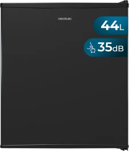 Réfrigérateur Mini Bar Thermoélectrique de 44L Bolero CoolMarket BC SD 47 Black - Hauteur 51,5 cm et Largeur 43 cm, Basse Consommation, Contrôle Mécanique, Éclairage LED Intérieur - 44 L Noir