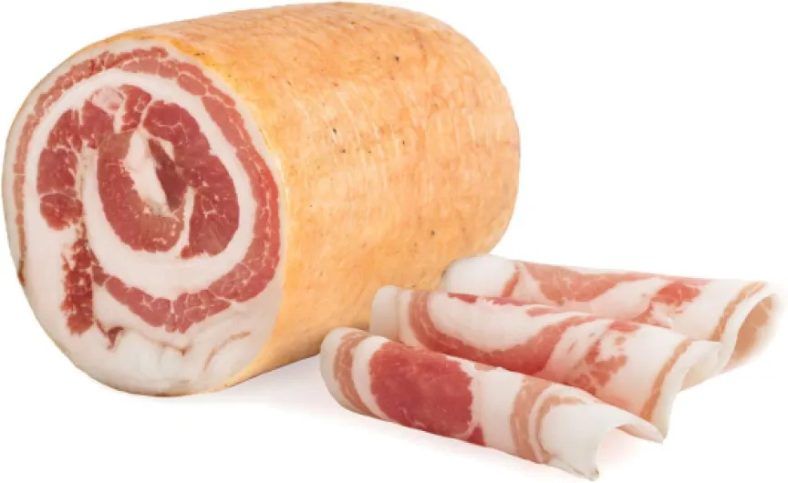 Pancetta Arrotolata, Roulade de Bacon, Salumi Pasini, 3,2 Kg.