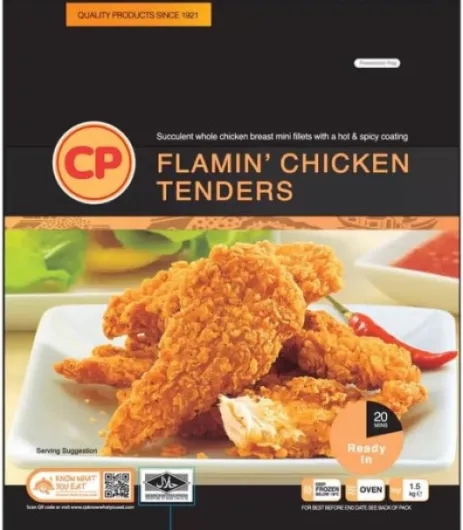 Flamin' Halal Nuggets ou Filets de poulet – Paquet familial de 1,5 kg - Croustillant, juteux et certifié 100 % halaal - Surgelé, prêt à cuire - Friteuse à air comprimé et compatible avec le four (lot Nuggets de poulet halal 1,5 kg Pack of 1